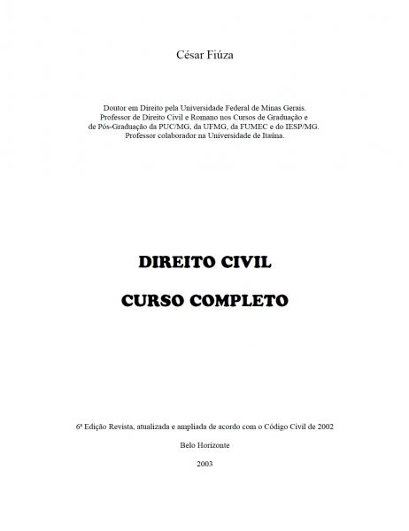 Direito Civil - Curso Completo